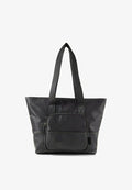 TOM TAILOR VIENE ZIP SHOPPER L - Handbag - schwarz   black
