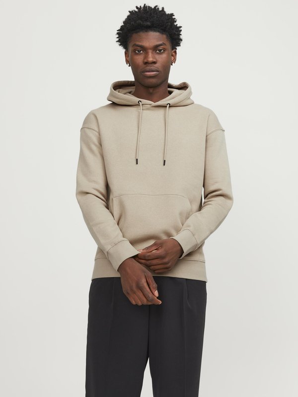 Jack & Jones JJESTAR BASIC NOOS - Hoodie - crockery