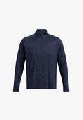 Under Armour TECH TEXTURED - Long sleeved top - midnight navy