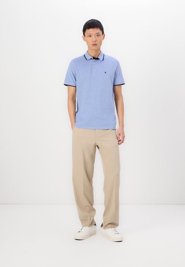Jack & Jones JJEPAULOS SS 2PK  - Polo shirt - royal blue/white