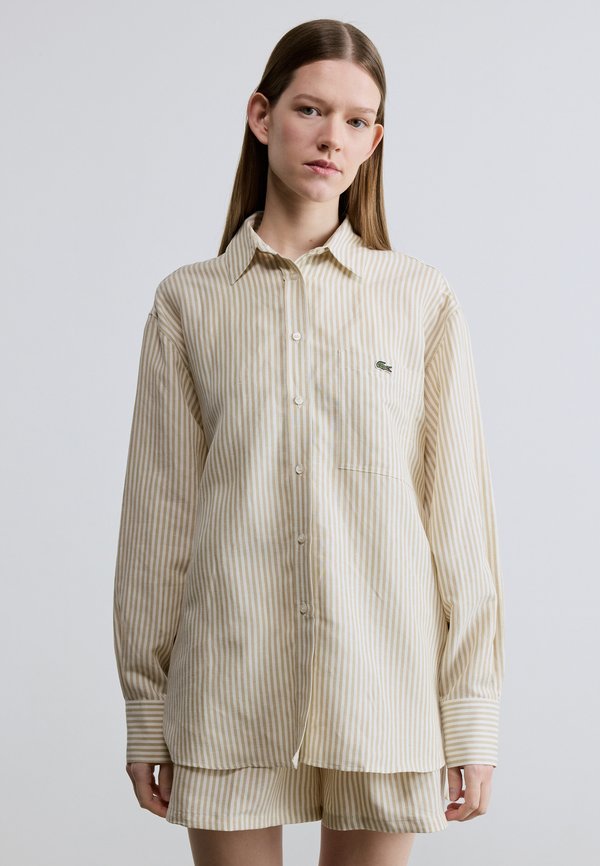 Lacoste Button-down blouse - lionne/flour