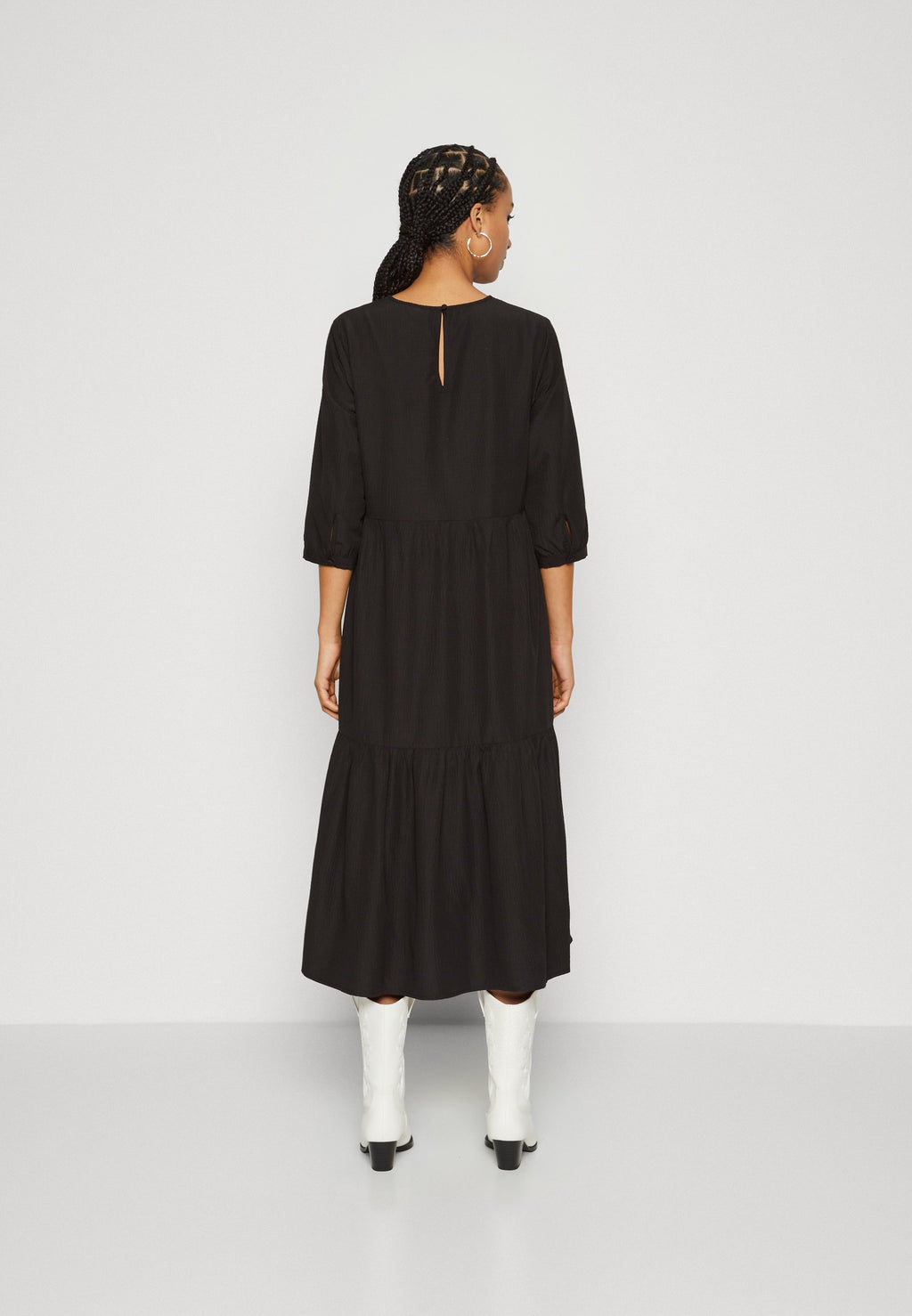 Pieces PCFLOWER MIDI DRESS