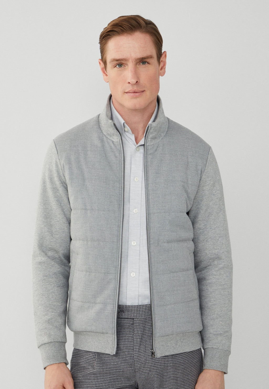 Hackett London MARL WVN QUILT FZ