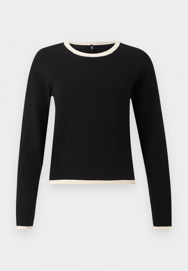 ONLY ONLCONTA DETAIL O NECK  - Jumper - black/birch