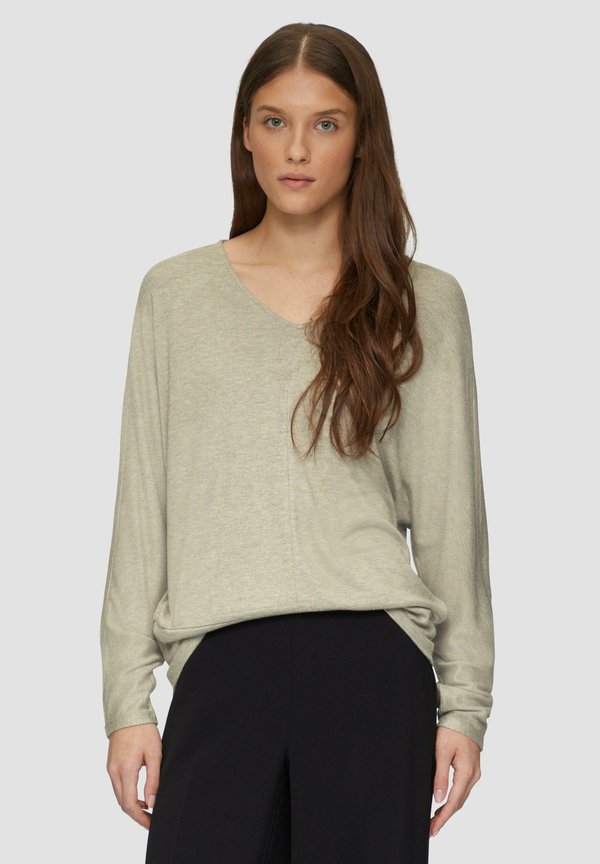 s.Oliver LANGARM - Long sleeved top - karamell