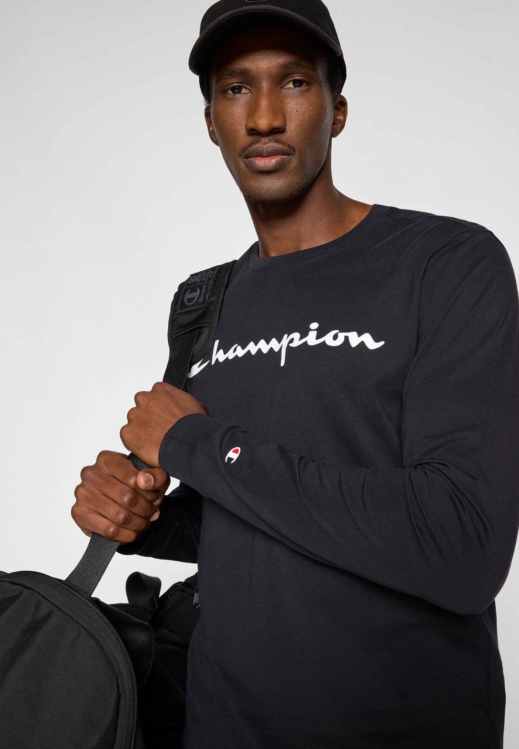 Champion BASICS LONG SLEEVE LARGE LOGO