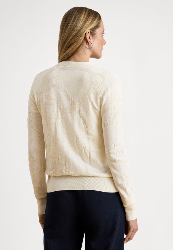 Lauren Ralph Lauren BELTING-MOTIF V-NECK CARDIGAN