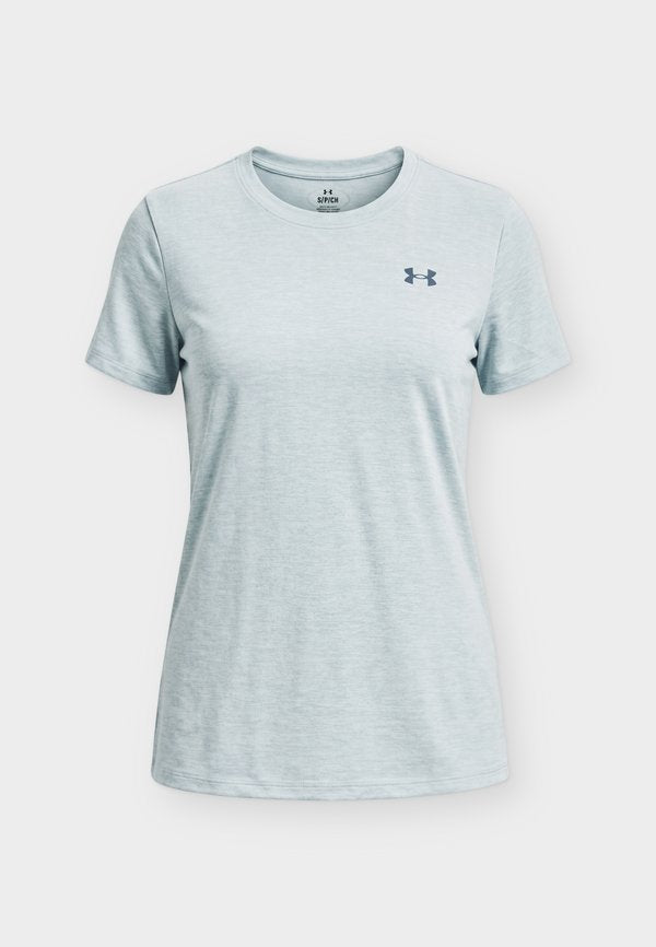 Under Armour TWIST - Sports T-shirt - blue fog/downpour gray