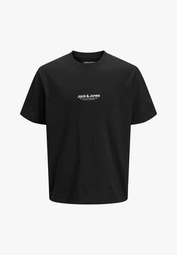 Jack & Jones T- - Print T-shirt - black