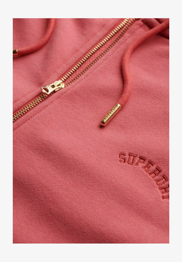 Superdry & Co Zip-up sweatshirt - holly berry red