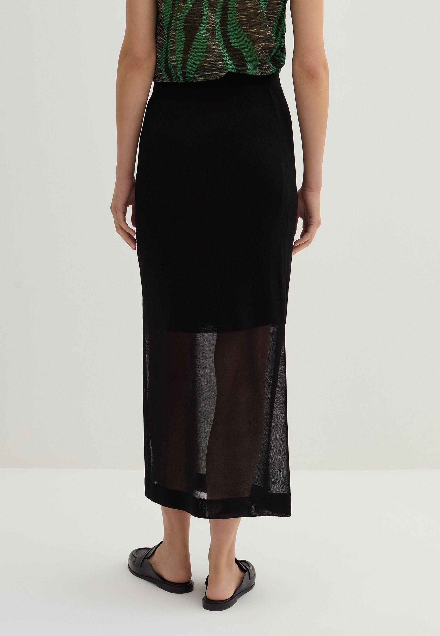 Stefanel SHEER-EFFECT WITH SPLIT