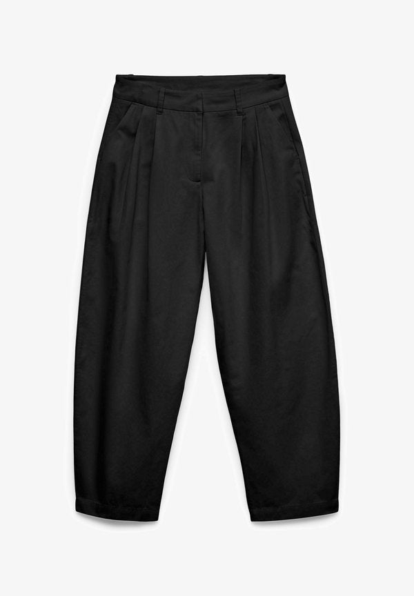 Vero Moda TROUSERS AWCARLEY HIGH WAIST TROUSERS - Trousers - black