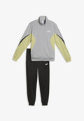 Puma ESS BLOCK POLY SUIT SET - Tracksuit - gray echo