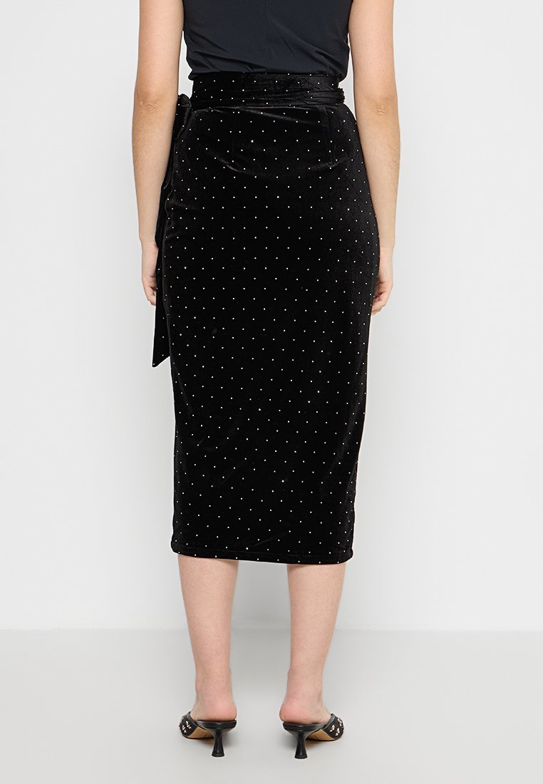 Never Fully Dressed BLACK VELVET JASPRE SKIRT