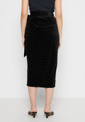 Never Fully Dressed BLACK VELVET JASPRE SKIRT