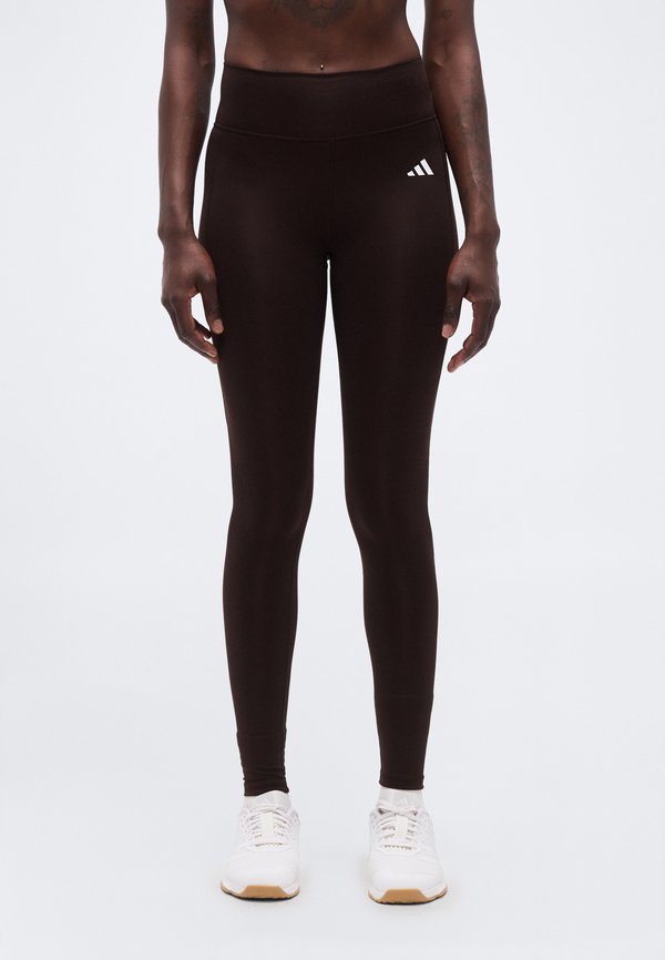 adidas Performance ADIDAS OPTIME ESSENTIALS STASH POCKET FULL LENGTH LEGGINGS - Leggings - aurora coffee