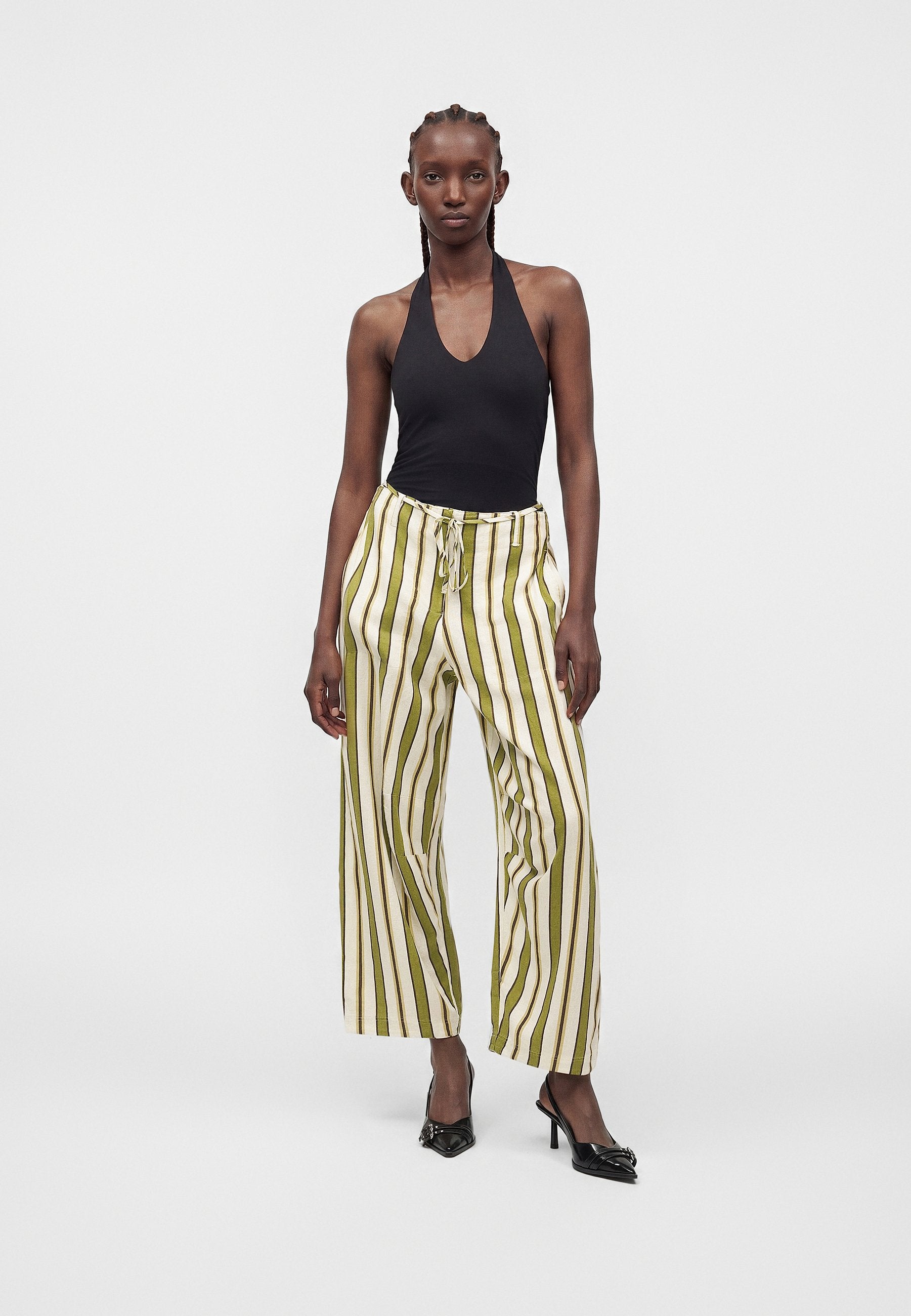 Topshop TIE WAIST TROUSERS