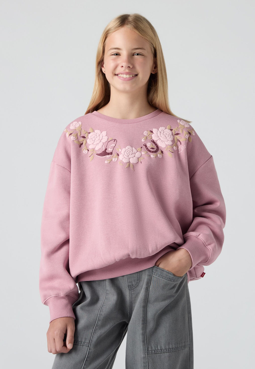 Levi's® LVG ROSE FRONT TUCK CREW