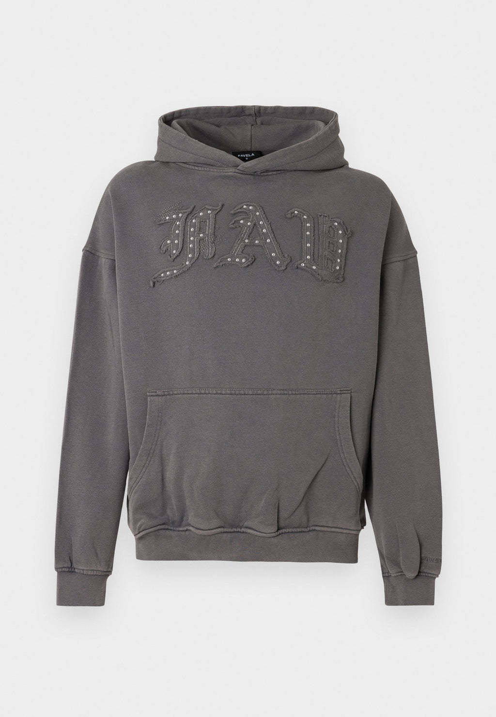 FAVELA PATCH RIVET HOODIE