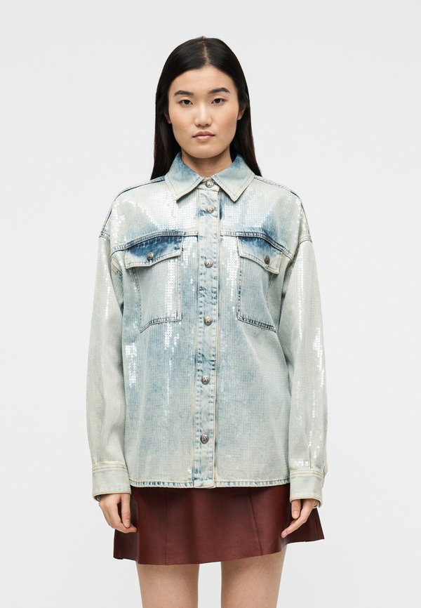 Palm Angels CURVED LOGO SHIRT