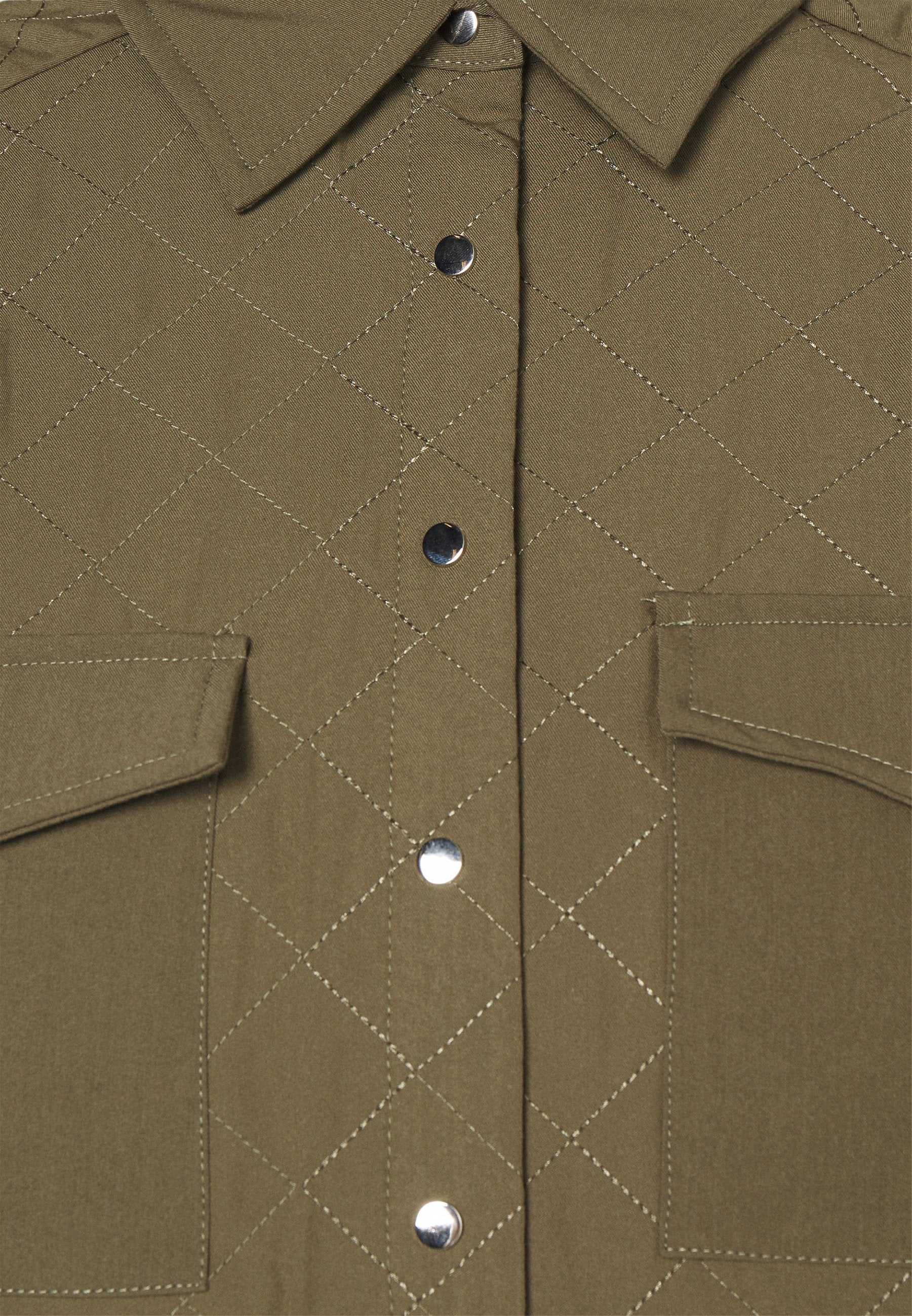 NA-KD QUILTED OVERSIZED OVERSHIRT