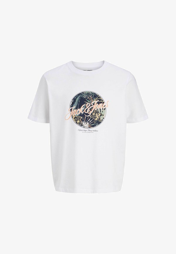 Jack & Jones T- - Print T-shirt - bright white