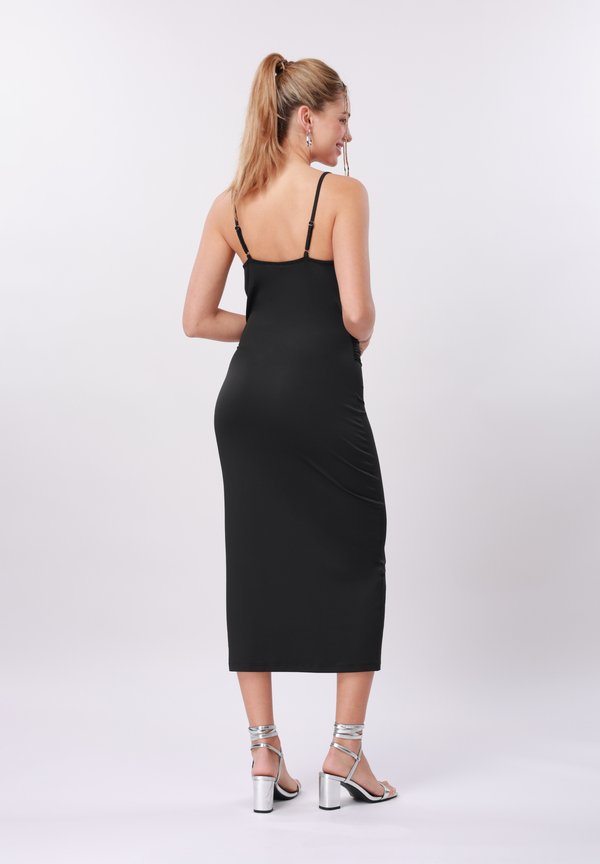 Even&Odd 90S SQUARE NECK MIDI DRESS