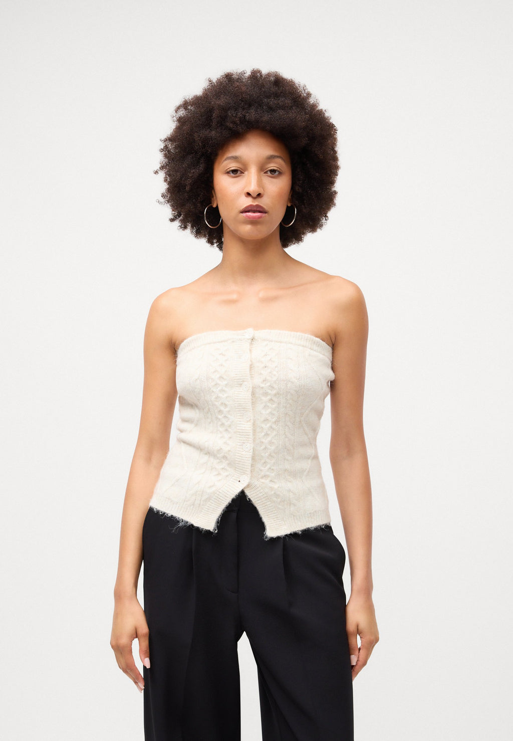 Gina Tricot CABLE KNITTED TUBE