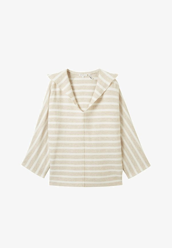 TOM TAILOR Hoodie - beige melange