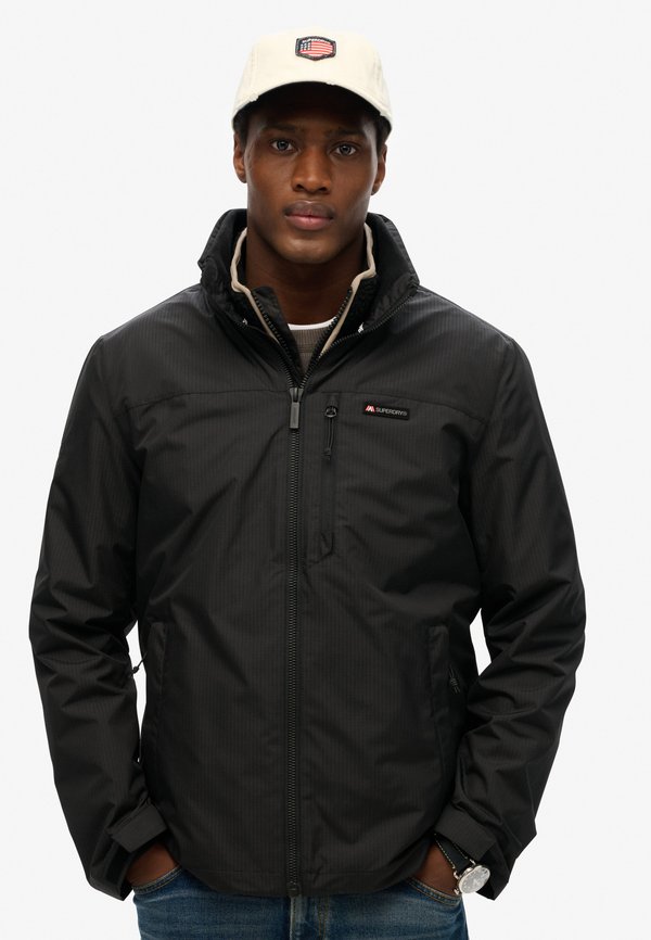 Superdry & Co NON HOOD LOGO - Summer jacket - jet black