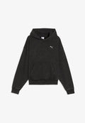 Puma BOXY WASHED GRAPHIC HOODIE UNISEX - Hoodie - black