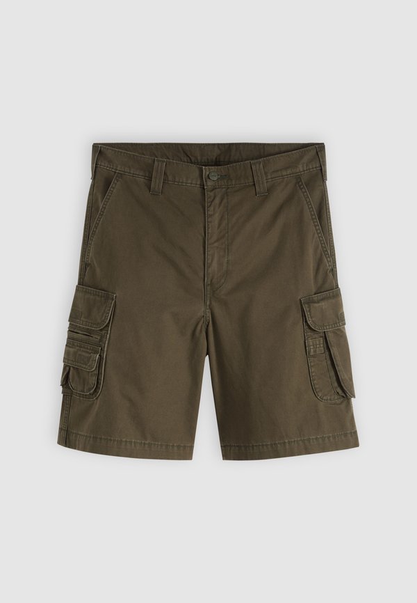 Levi's® FISHING CARGO SHORTS - Shorts - komodo green lightweight canvas