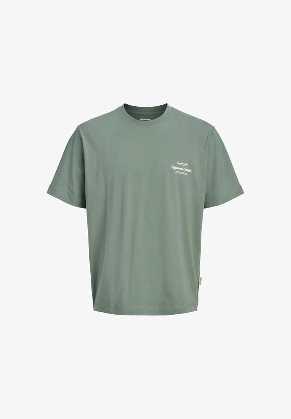 Jack & Jones JORNORREBRO TYPO TEE SS CN SN PLS - Print T-shirt - laurel wreath