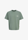 Jack & Jones JORNORREBRO TYPO TEE SS CN SN PLS - Print T-shirt - laurel wreath