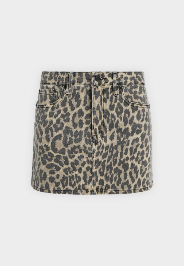 Good American LEOPARD GOOD 90S MINI SKIRT