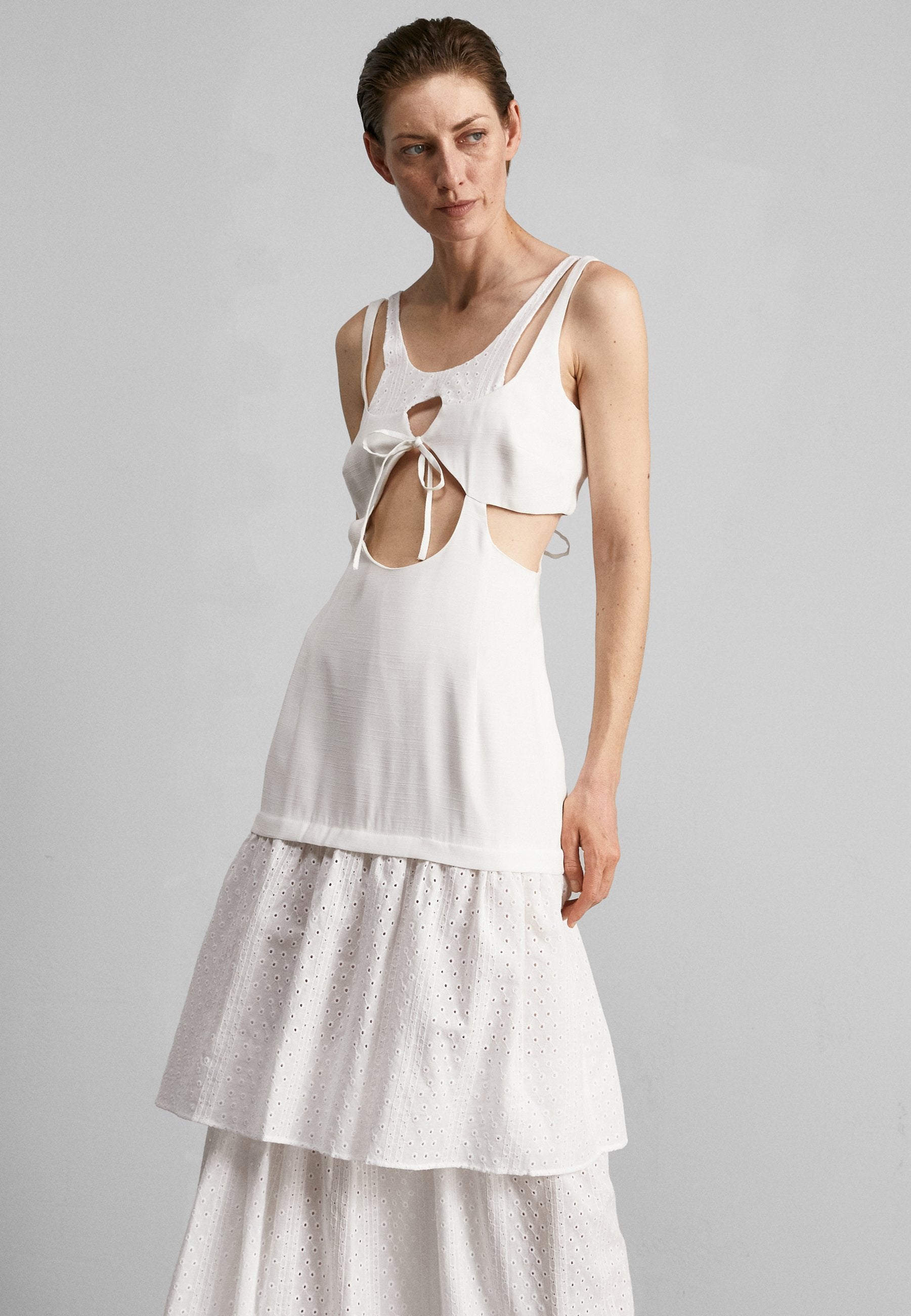 TOMMAZO RENEE RUFFLE DRESS