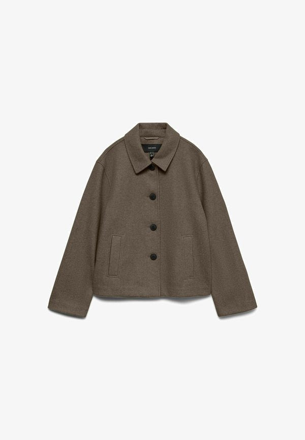 Vero Moda VMFORTUNEMIE - Summer jacket - chocolate chip