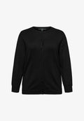 Vero Moda Curve CARDIGAN VMCSILJE KNIT CARDIGAN - Cardigan - black