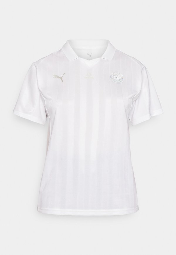 Puma INDIVIDUAL TEE - Print T-shirt - white