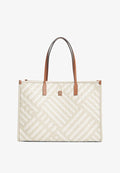 Tommy Hilfiger CITY TH MONOGRAM WOVEN TOTE BAG - Tote bag - neutral mix