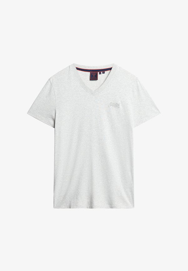 Superdry & Co VINTAGE LOGO - Print T-shirt - glacier grey marl