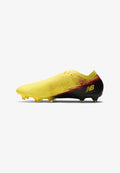 New Balance FURON V8 PRO FG - Firm-ground football boots - punch yellow / black/fire cracker