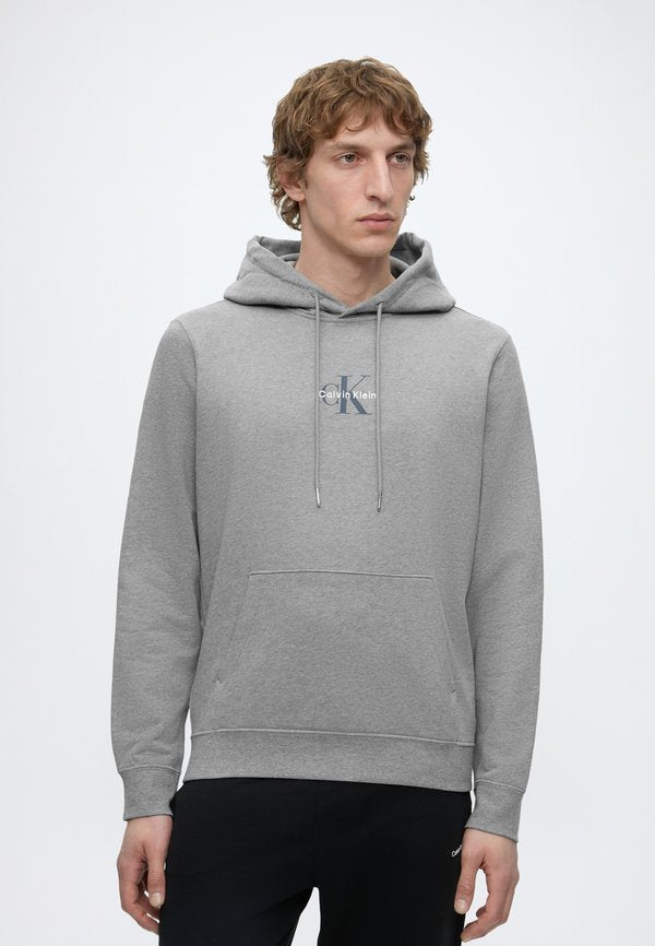 Calvin Klein Jeans HOODIE - Hoodie - Med grey