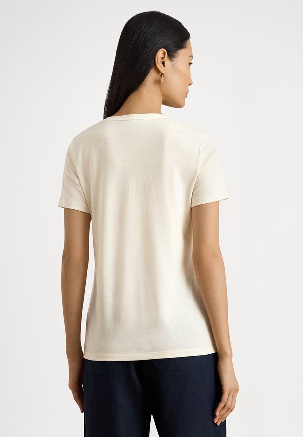 Lauren Ralph Lauren Petite EMBROIDERED-CREST JERSEY TEE