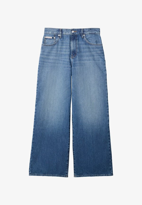 Calvin Klein Jeans Wide Leg - verona blue