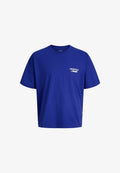 Jack & Jones JORNORREBRO TYPO TEE SS CREW NECK NOOS - Print T-shirt - bluing
