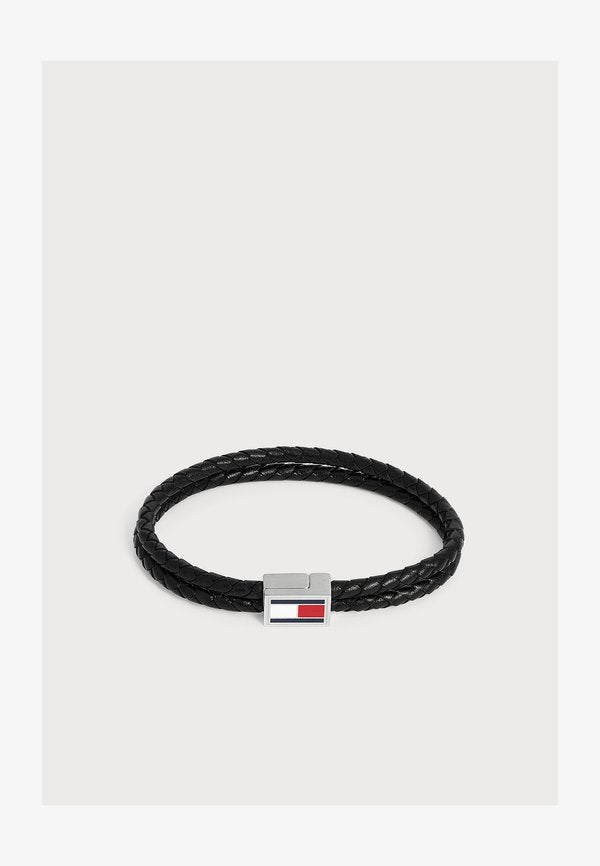 Tommy Hilfiger UNISEX - Bracelet - black/silver-coloured