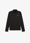 Puma M RUN VELOCITY CLOUDSPUN 1/4 ZIP - Long sleeved top - puma black