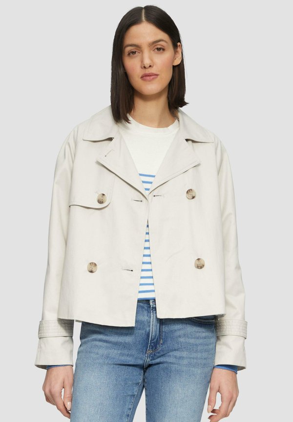 s.Oliver MIT RAGLANÄRMELN IM RELAXED FIT - Blazer - wollweiß
