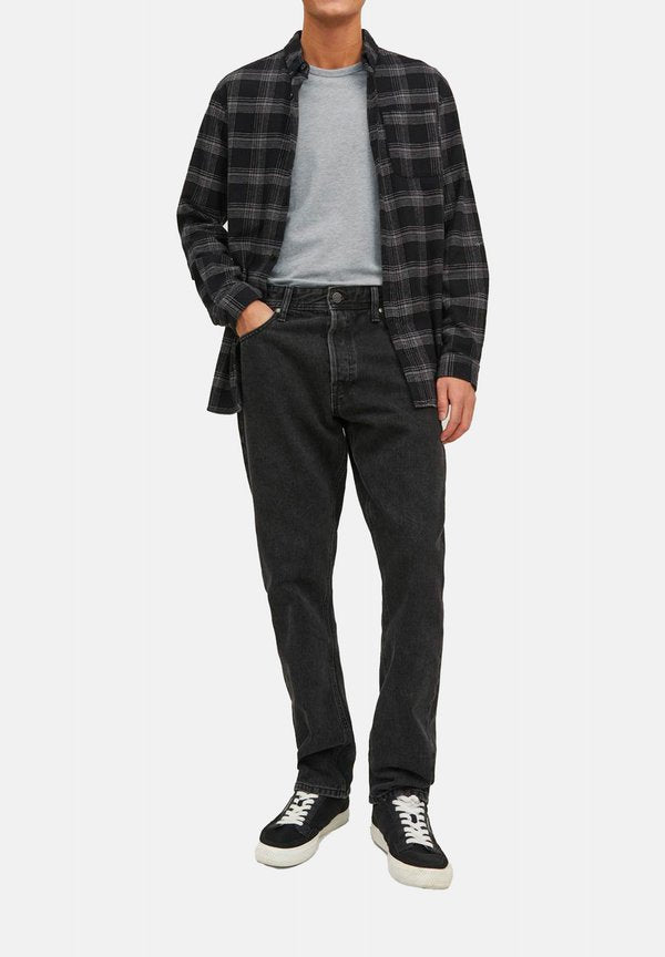 Jack & Jones 3ER PACK - Basic T-shirt - light grey melange